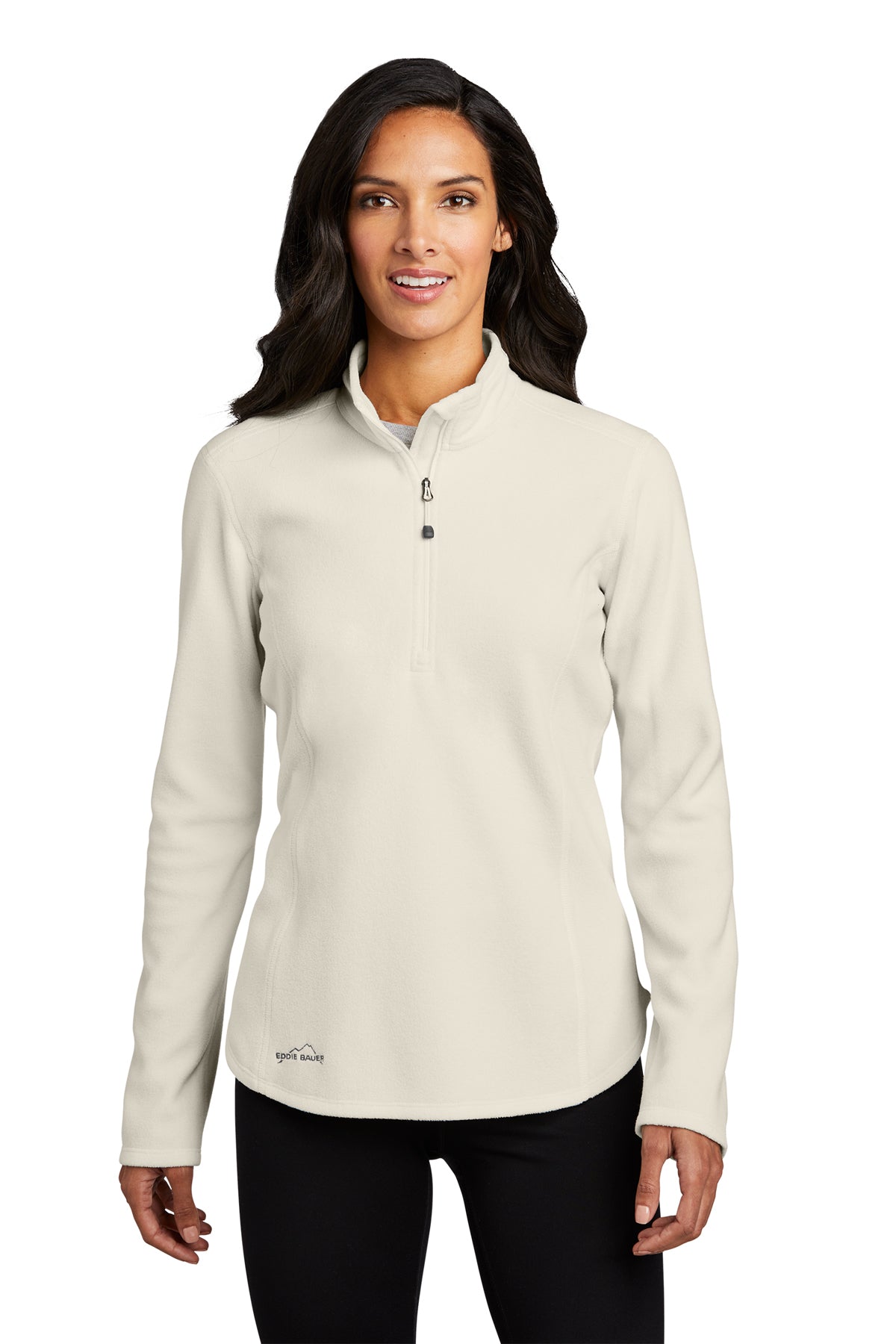 EB227 Eddie Bauer® Ladies 1/2-Zip Microfleece Jacket