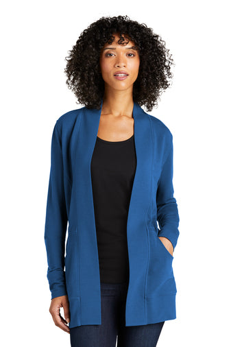 LK825 Port Authority® Ladies Microterry Cardigan
