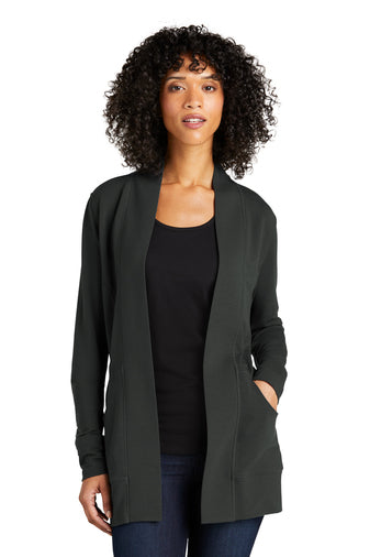 LK825 Port Authority® Ladies Microterry Cardigan