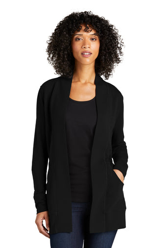LK825 Port Authority® Ladies Microterry Cardigan