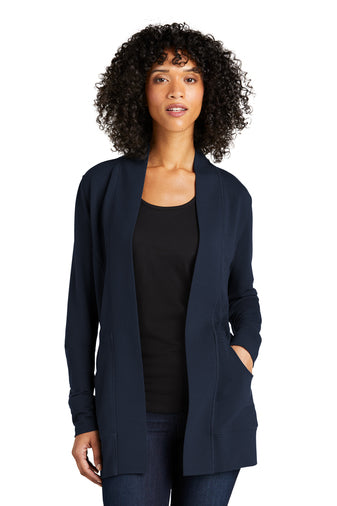 LK825 Port Authority® Ladies Microterry Cardigan