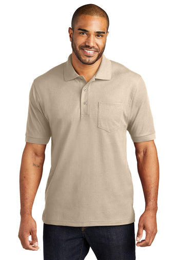 K500P Port Authority® Silk Touch™ Polo with Pocket