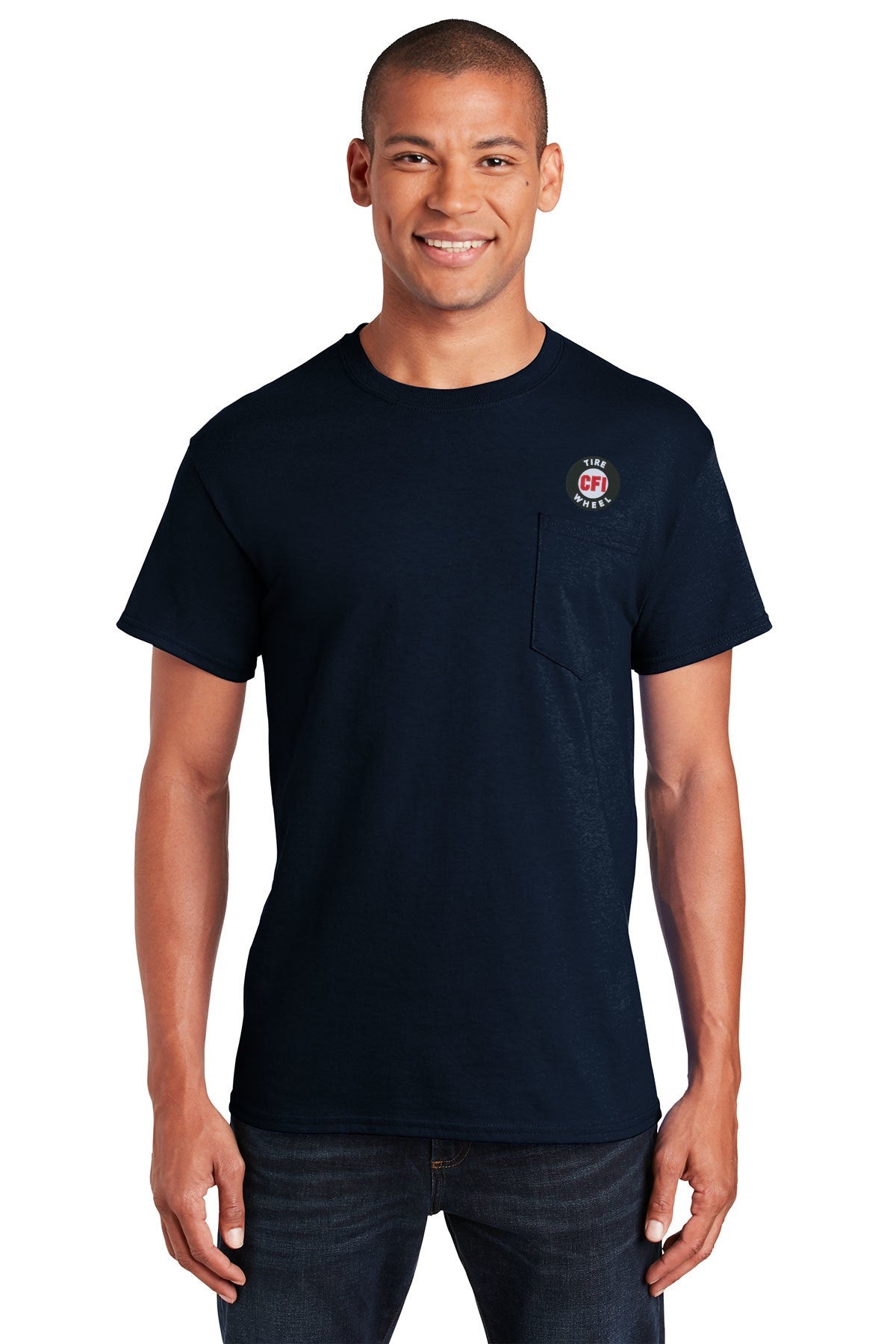 CFI Tire Wheel 2300 Gildan Ultra Cotton® 100% US Cotton T-Shirt with Pocket