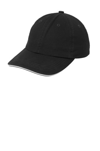 C830 Port Authority® Sandwich Bill Cap with Striped Closure
