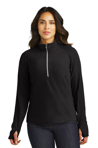 L224 Port Authority® Ladies Microfleece 1/2-Zip Pullover