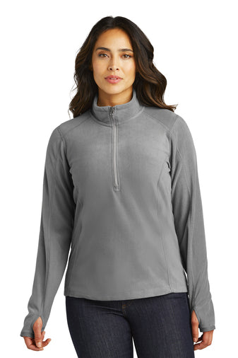L224 Port Authority® Ladies Microfleece 1/2-Zip Pullover