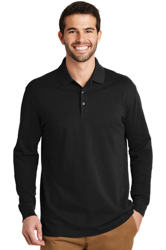 K8000LS Port Authority® EZCotton® Long Sleeve Polo