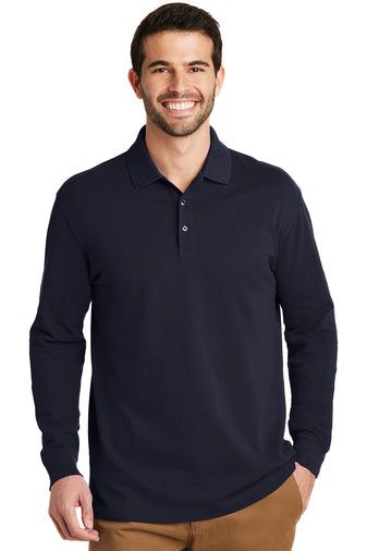 K8000LS Port Authority® EZCotton® Long Sleeve Polo