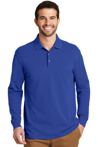 K8000LS Port Authority® EZCotton® Long Sleeve Polo