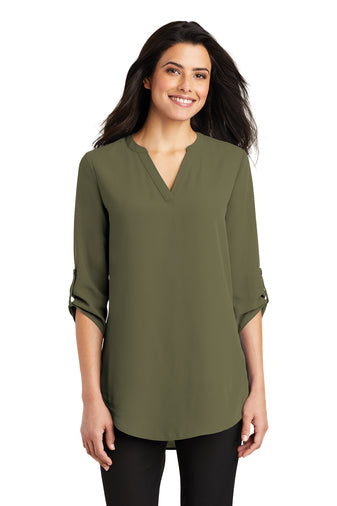 LW701 Port Authority ® Ladies 3/4-Sleeve Tunic Blouse