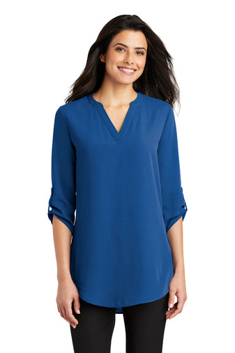 LW701 Port Authority ® Ladies 3/4-Sleeve Tunic Blouse