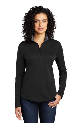 LK584 Port Authority ® Ladies Silk Touch ™ Performance 1/4-Zip