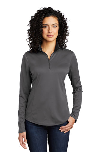 LK584 Port Authority ® Ladies Silk Touch ™ Performance 1/4-Zip