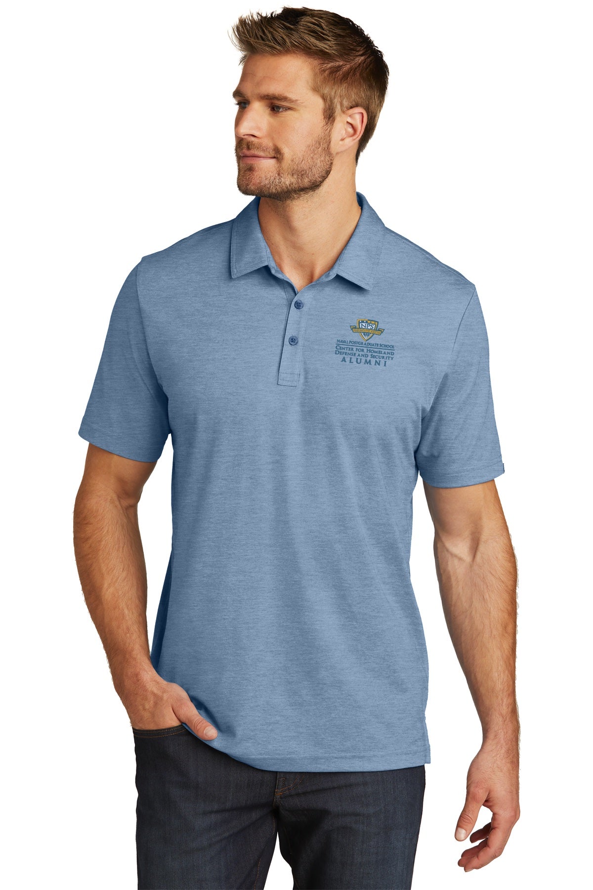 CHDS TM1MU412 TravisMathew Oceanside Heather Polo