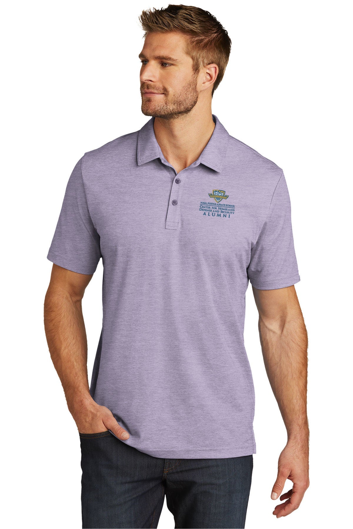 CHDS TM1MU412 TravisMathew Oceanside Heather Polo