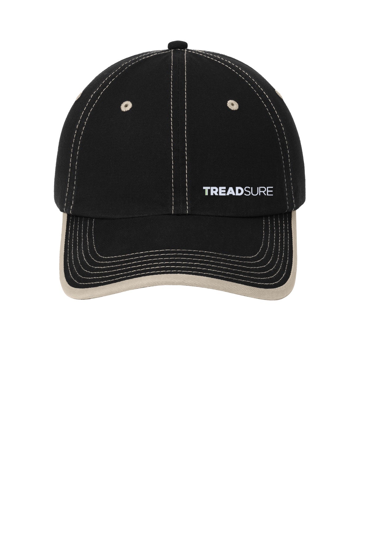 Treadsure C835 Port Authority® Vintage Washed Contrast Stitch Cap