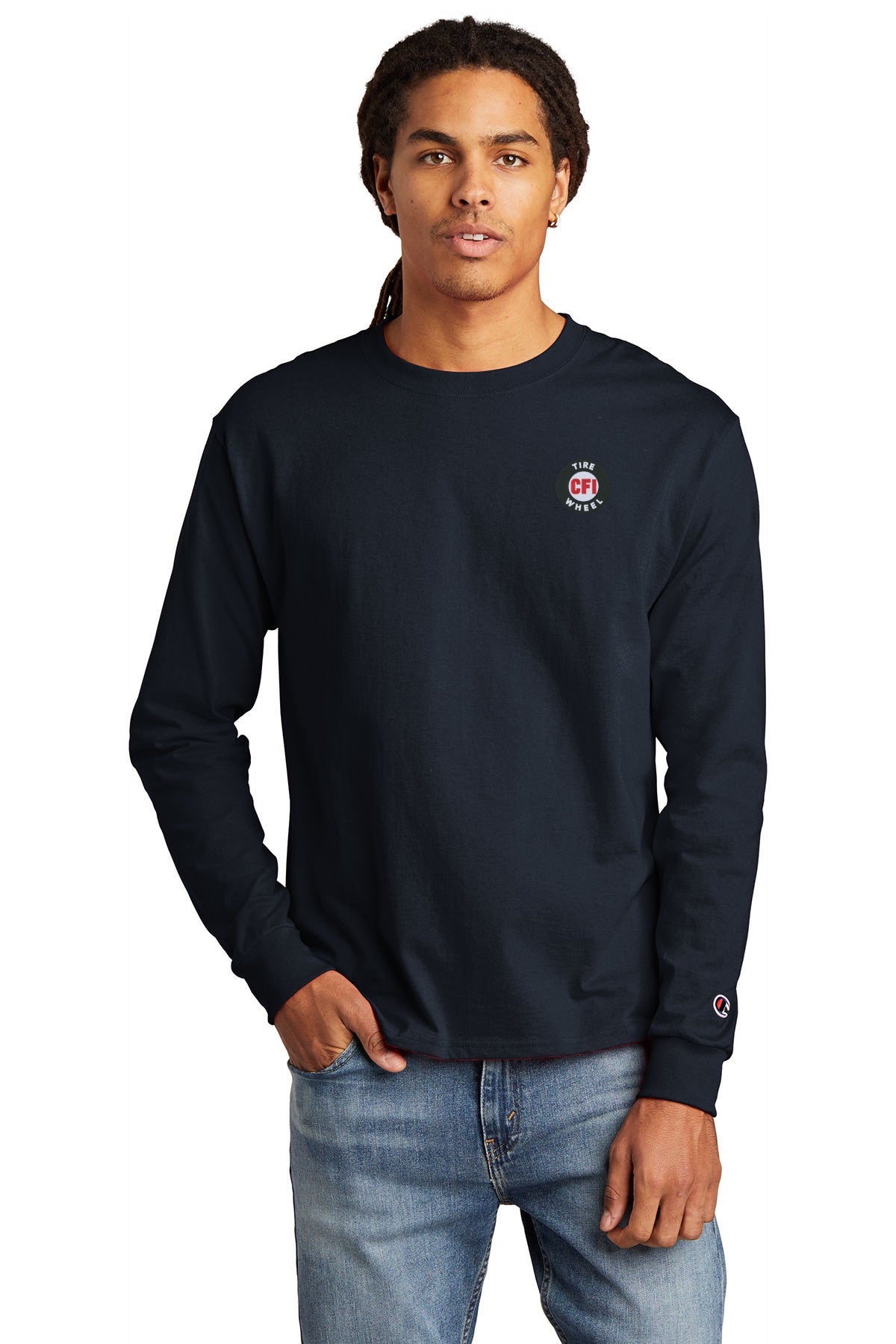 CFI Tire Wheel CC8C Champion ® Heritage 5.2-Oz. Jersey Long Sleeve Tee