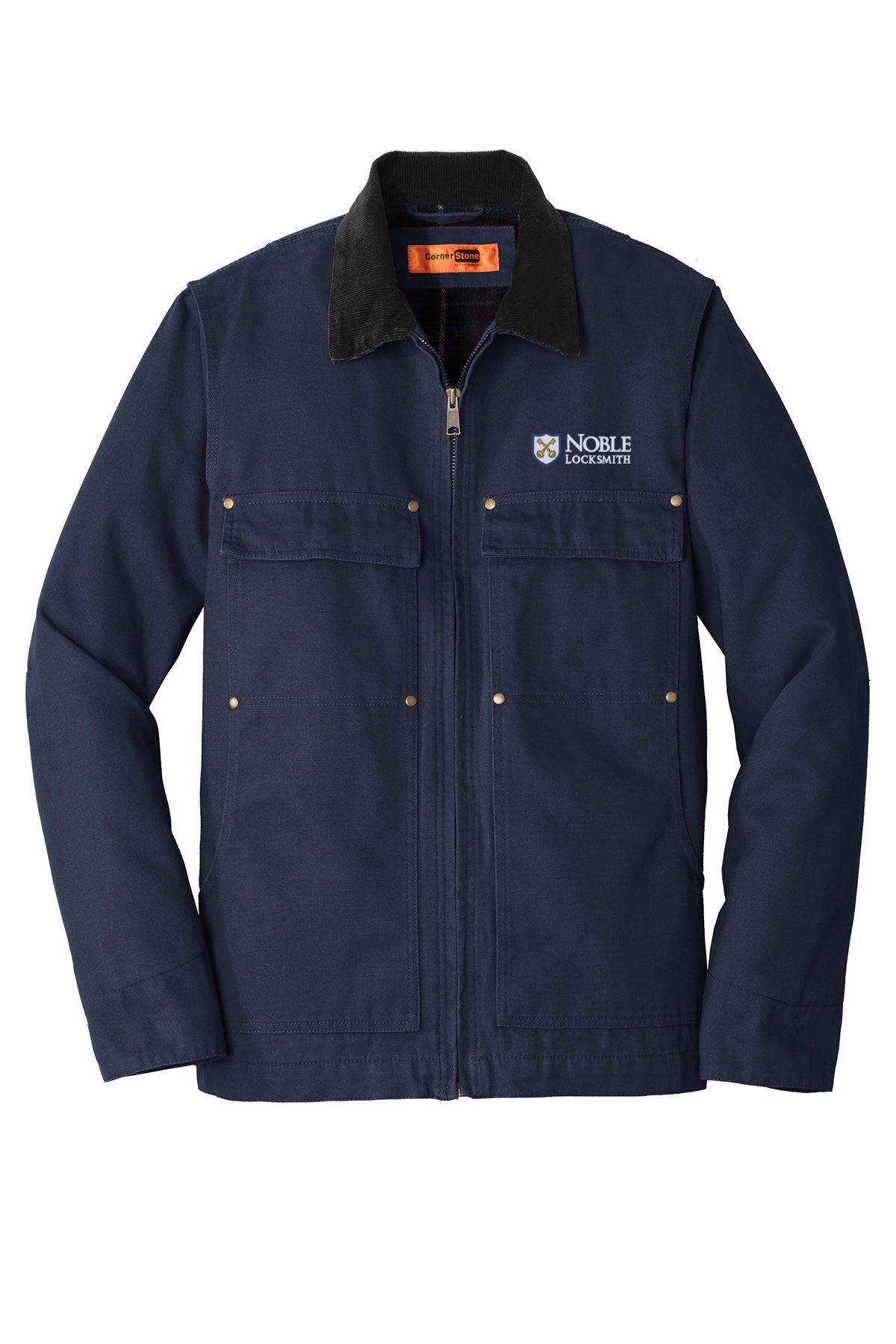 Noble Locksmith CSJ50 Cornerstone Washed Duck Cloth Chore Coat