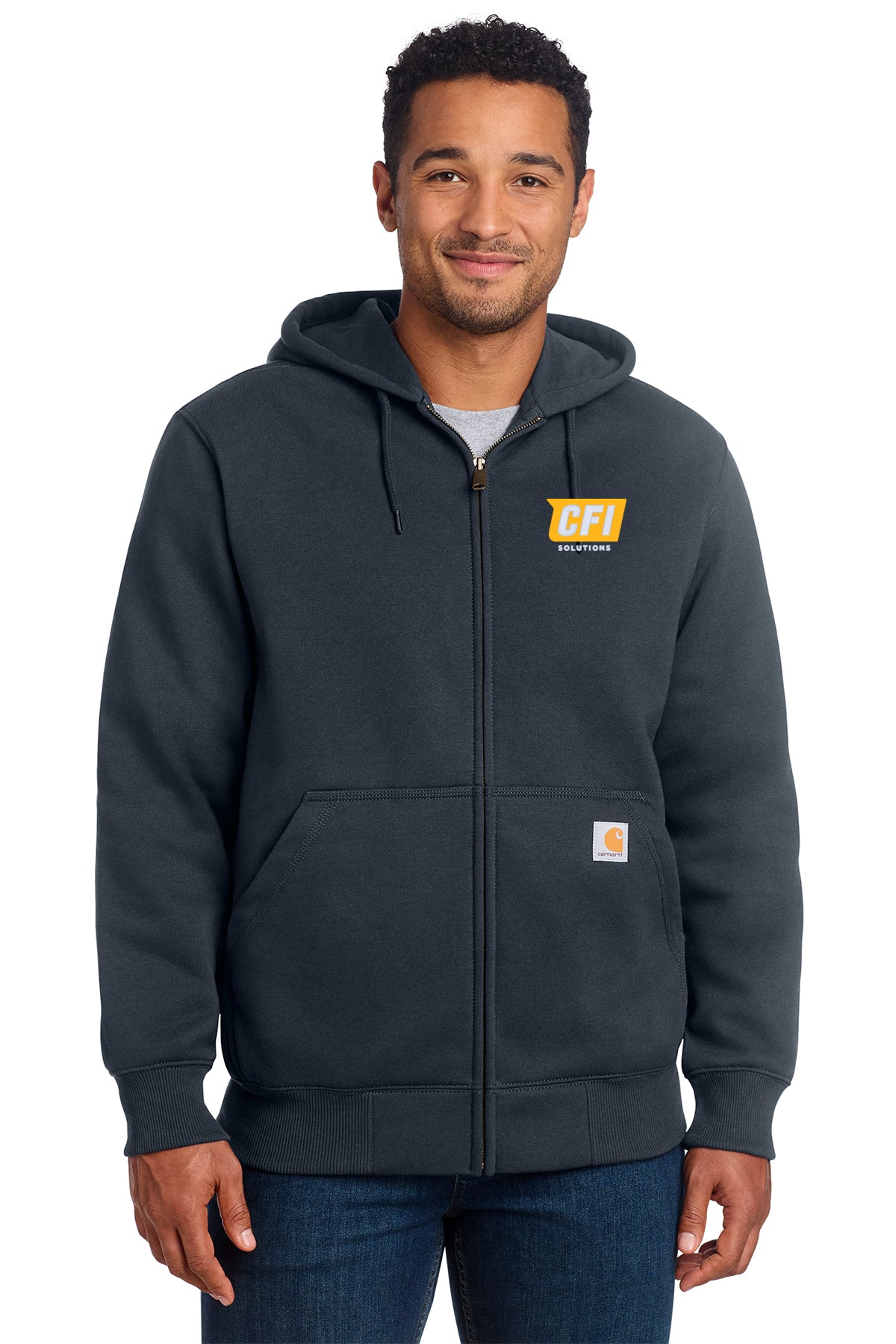 CFI Solutions CT100614 Carhartt® Rain Defender® Paxton Heavyweight Hooded Zip-Front Sweatshirt