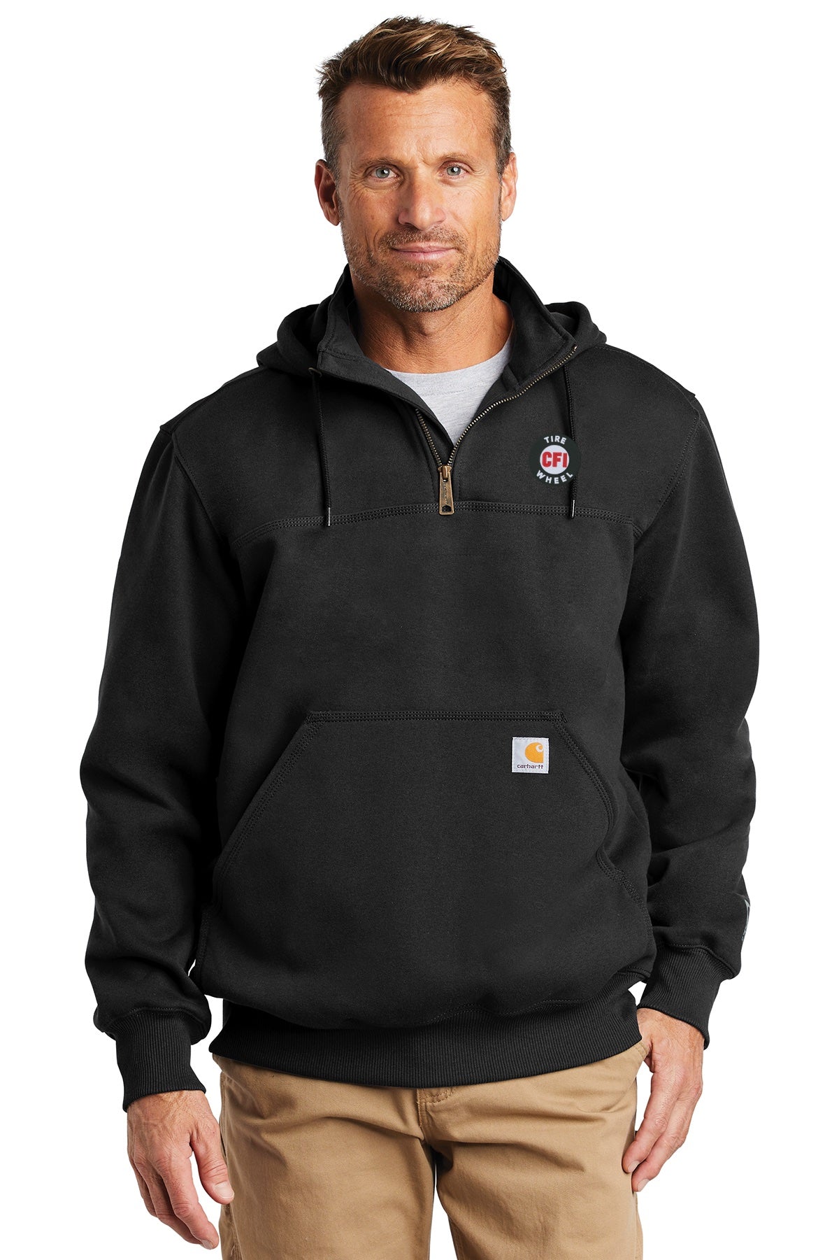 CFI Tire Wheel CT100617 Carhartt ® Rain Defender ® Paxton Heavyweight Hooded Zip Mock Sweatshirt