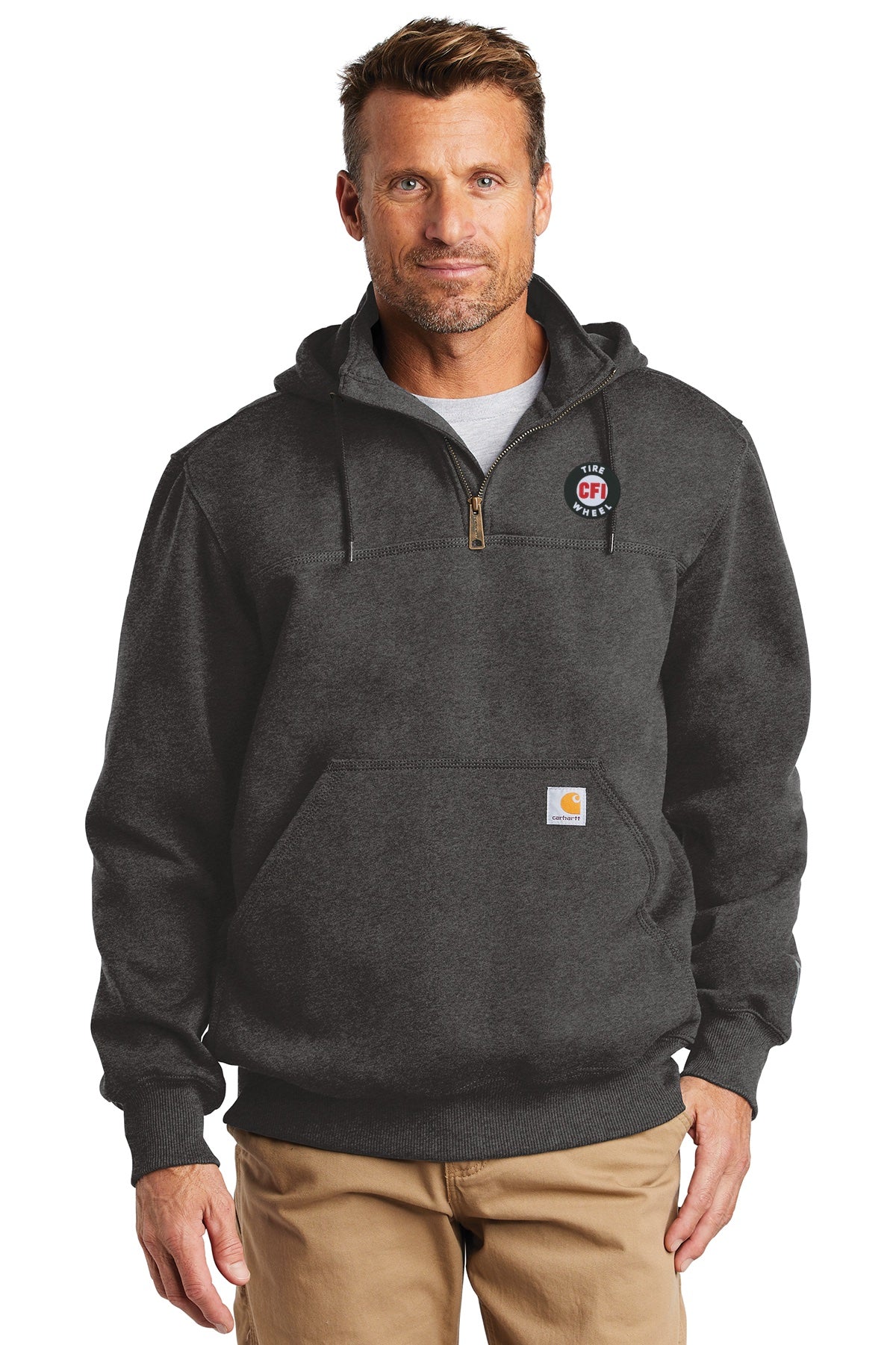 CFI Tire Wheel CT100617 Carhartt ® Rain Defender ® Paxton Heavyweight Hooded Zip Mock Sweatshirt
