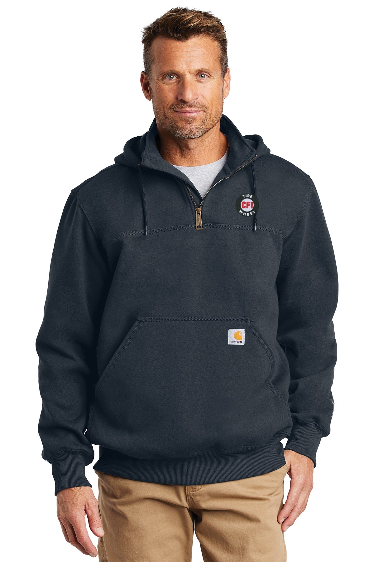 CFI Tire Wheel CT100617 Carhartt ® Rain Defender ® Paxton Heavyweight Hooded Zip Mock Sweatshirt