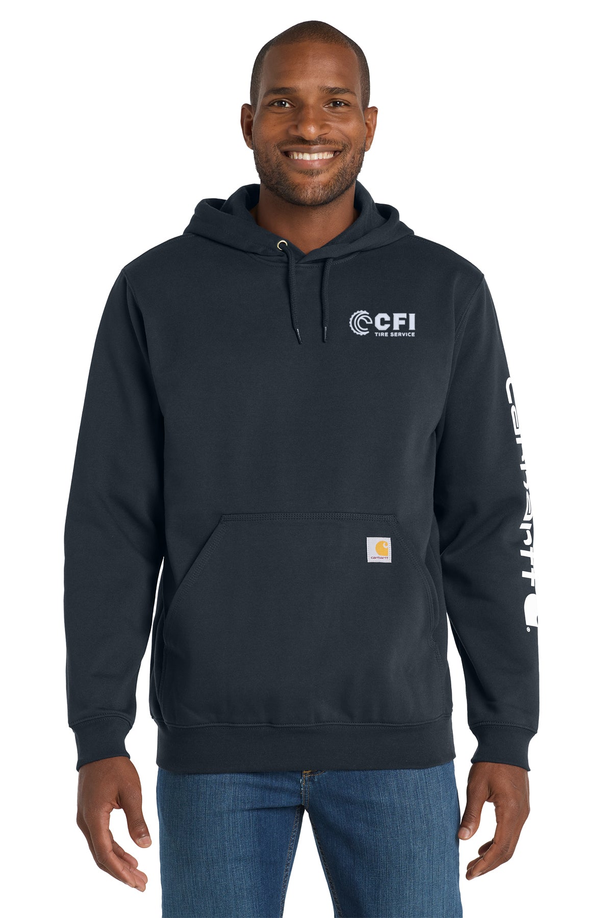 CFI Tire Service CTK288 Carhartt® Midweight Hooded Logo Sweatshirt