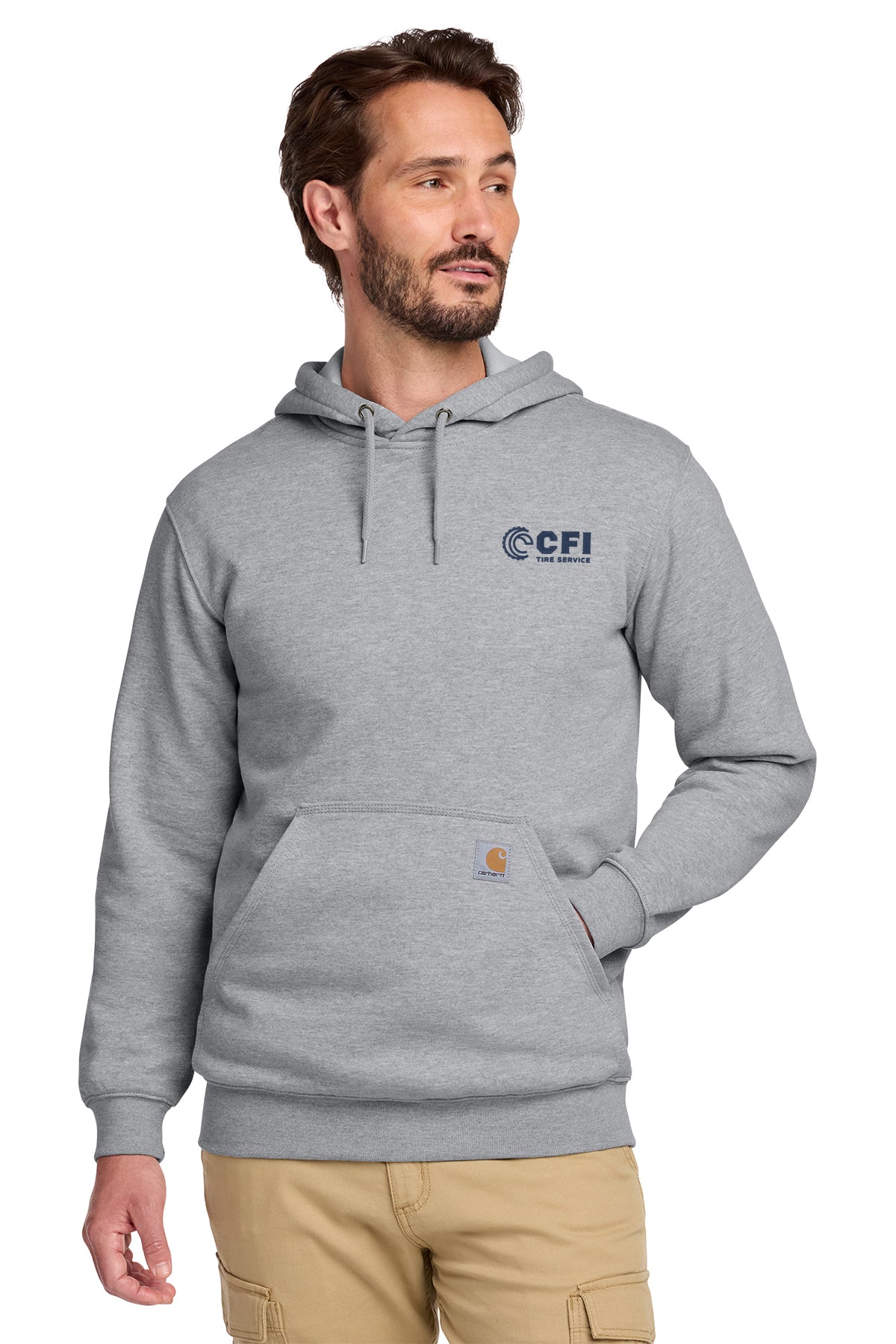 CFI Tire Service CTTK121 Carhartt® TALL Midweight Hooded Sweatshirt