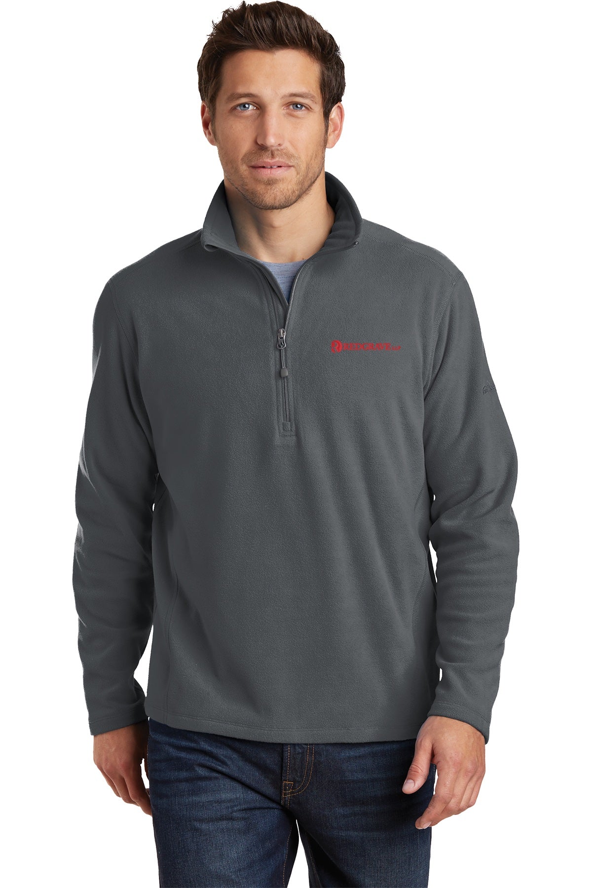 Redgrave LLP EB226 Eddie Bauer®1/2-Zip Microfleece Jacket