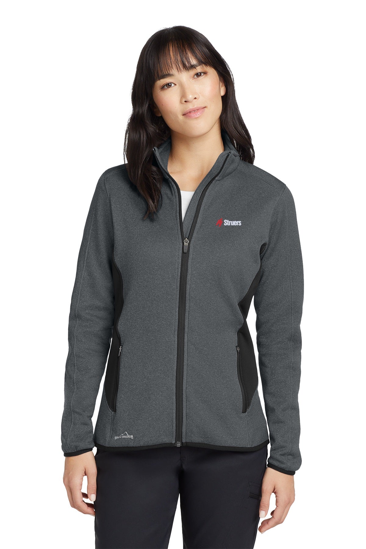 Struers Sales & Non- Service Apparel: EB239 eddie bauer ladies full-zip heather stretch fleece jacket