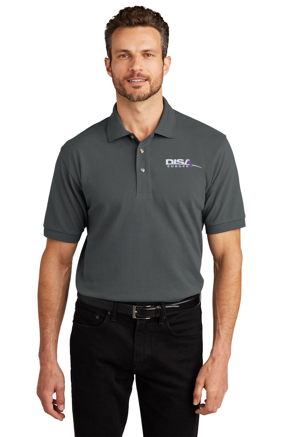 DISA K420 Port Authority® Heavyweight Cotton Pique Polo