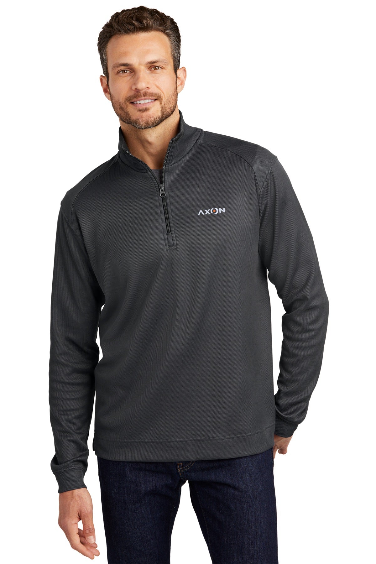 Axon K805 Port Authority® Vertical Texture 1/4-Zip Pullover