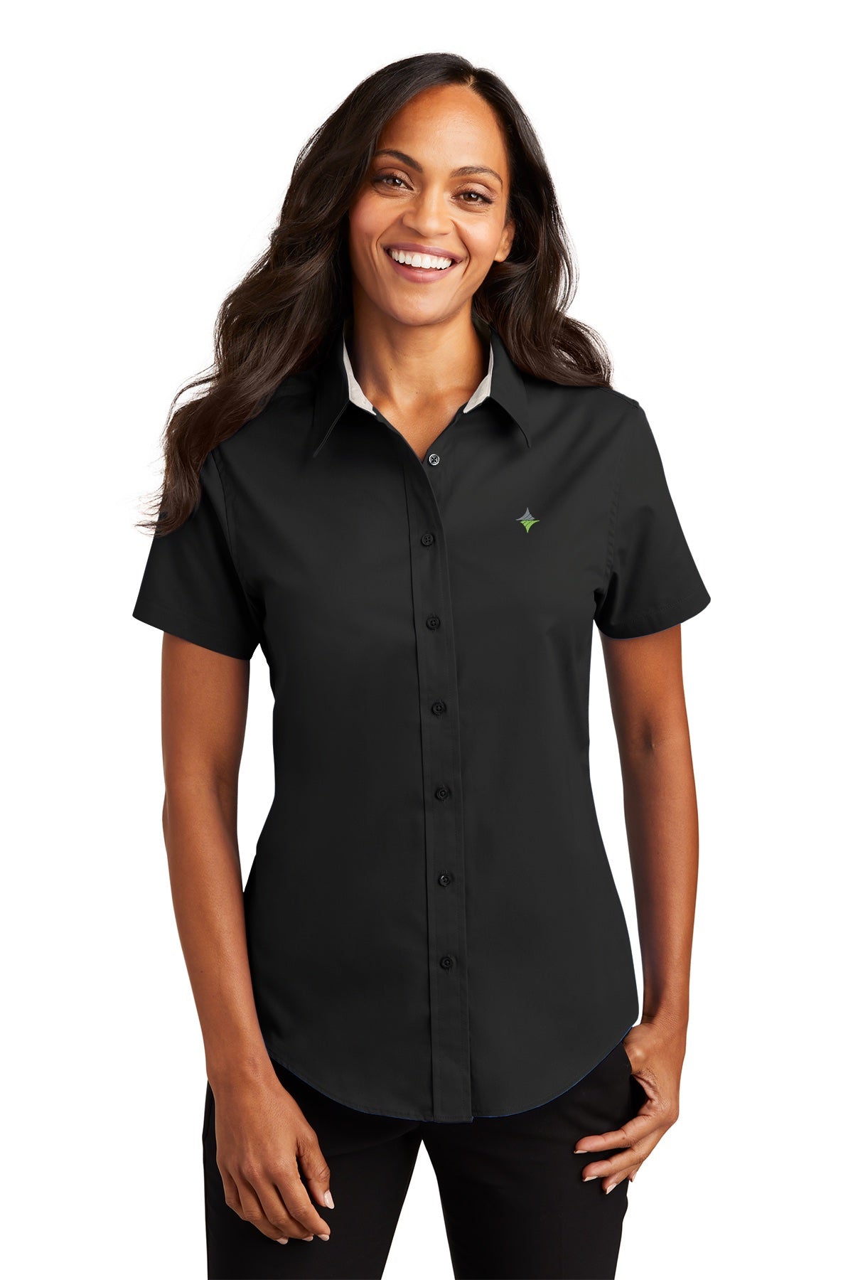 Dawson Tire L508 port authority women's short sleeve easy care shirt