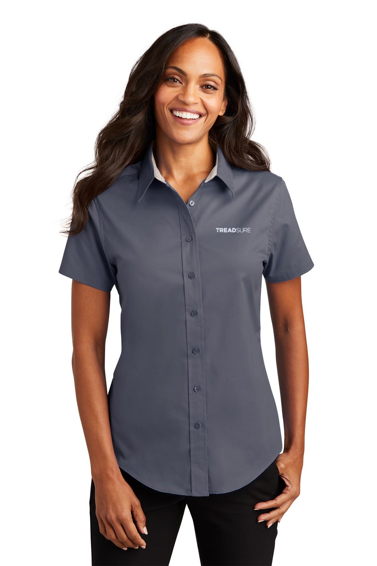 Treadsure L508 port authority women's short sleeve easy care shirt