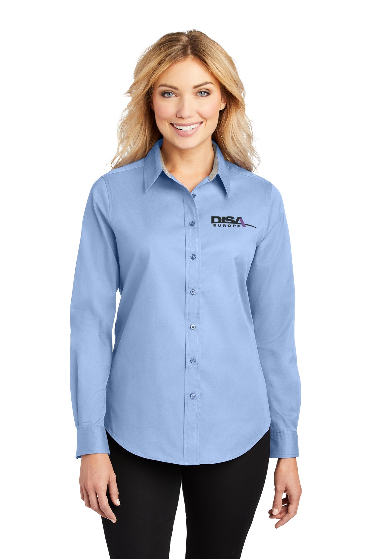 DISA L608 Port Authority® Ladies Long Sleeve Easy Care Shirt