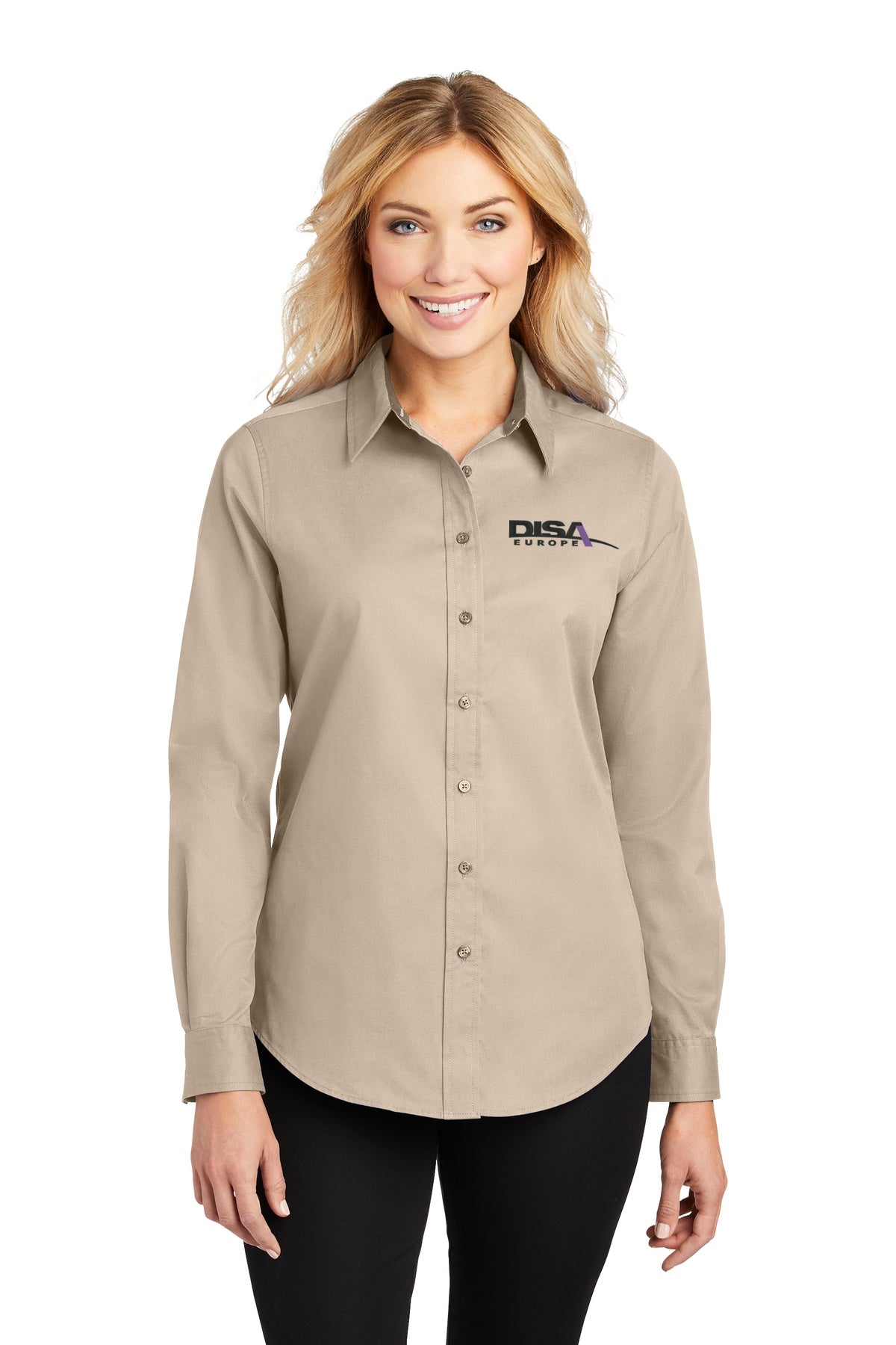DISA L608 Port Authority® Ladies Long Sleeve Easy Care Shirt