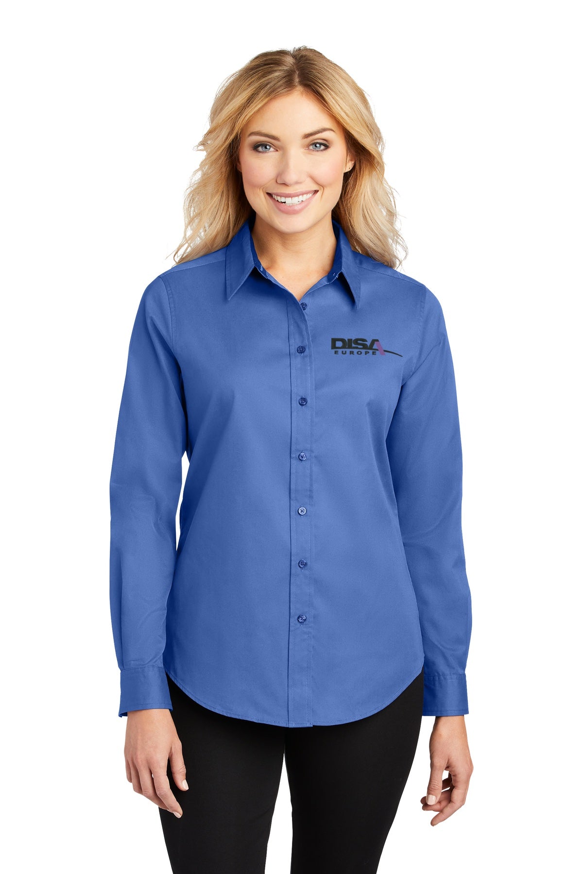 DISA L608 Port Authority® Ladies Long Sleeve Easy Care Shirt
