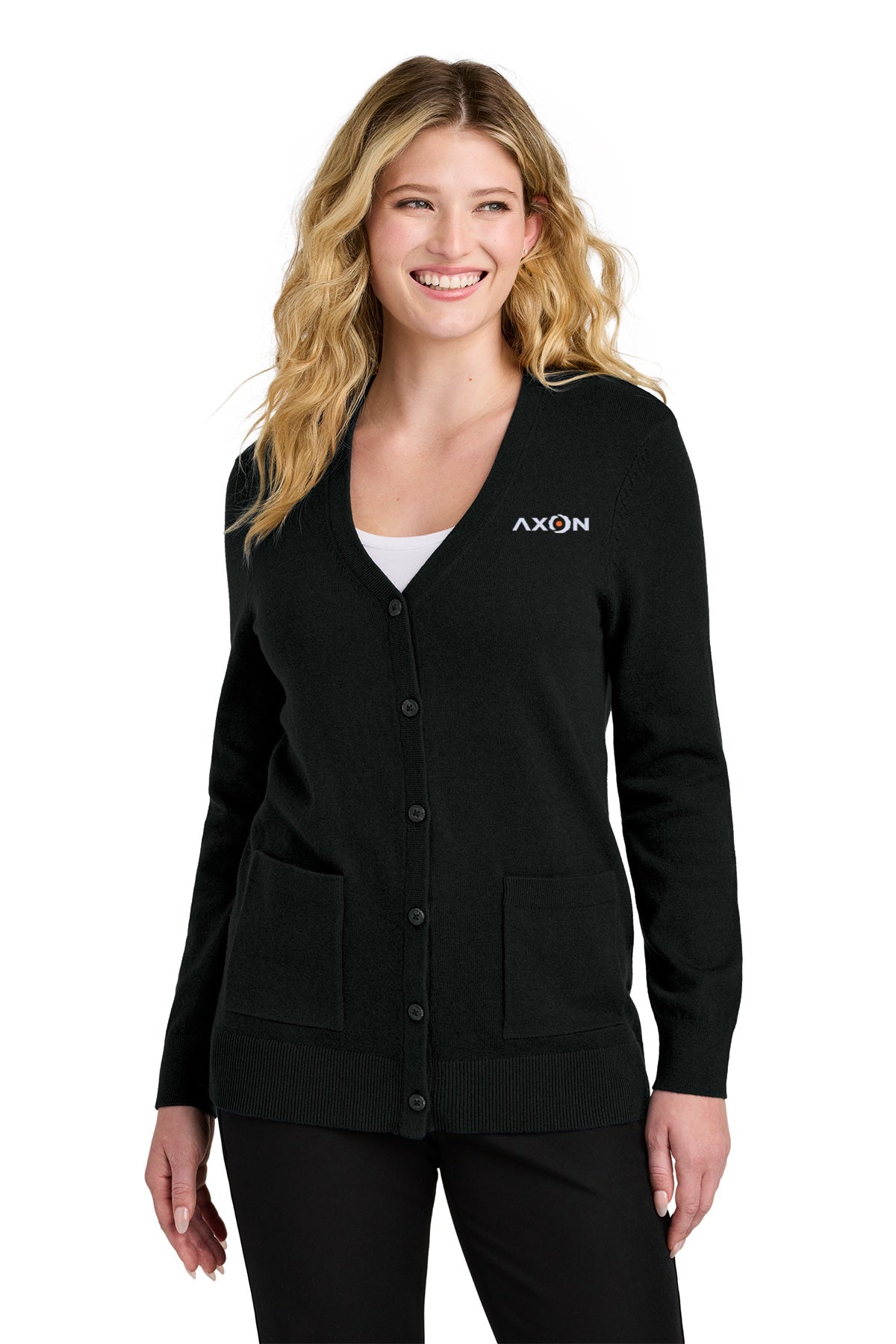 Axon LSW4150 Port Authority® Women’s Easy Care Button-Up Cardigan Sweater