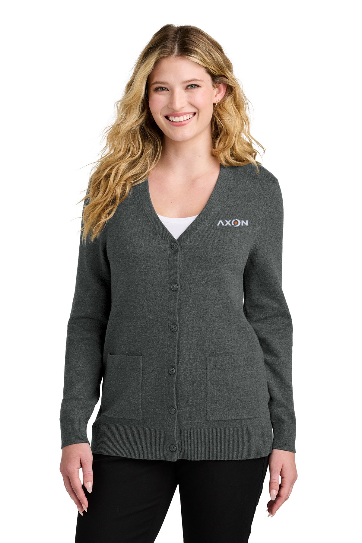 Axon LSW4150 Port Authority® Women’s Easy Care Button-Up Cardigan Sweater