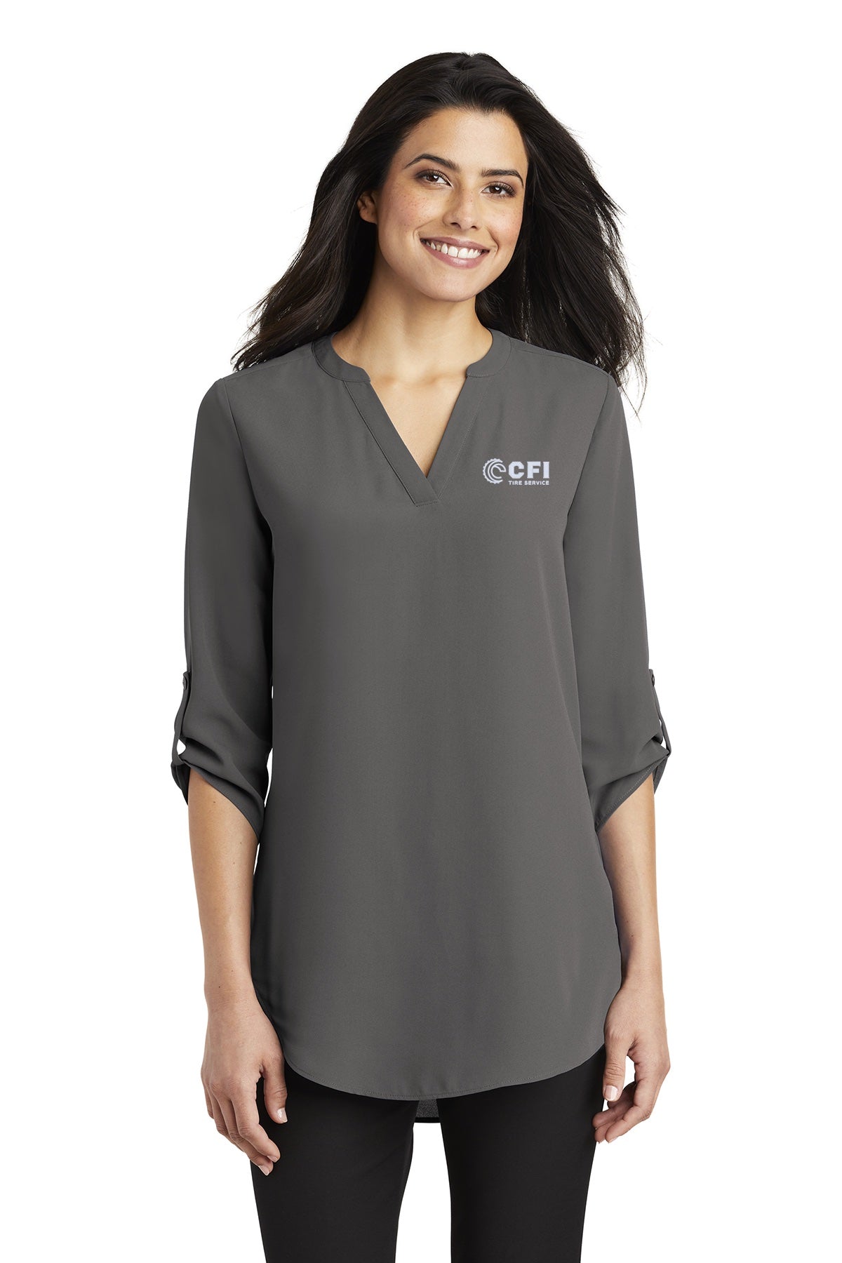 CFI Tire Service LW701 Port Authority ® Ladies 3/4-Sleeve Tunic Blouse