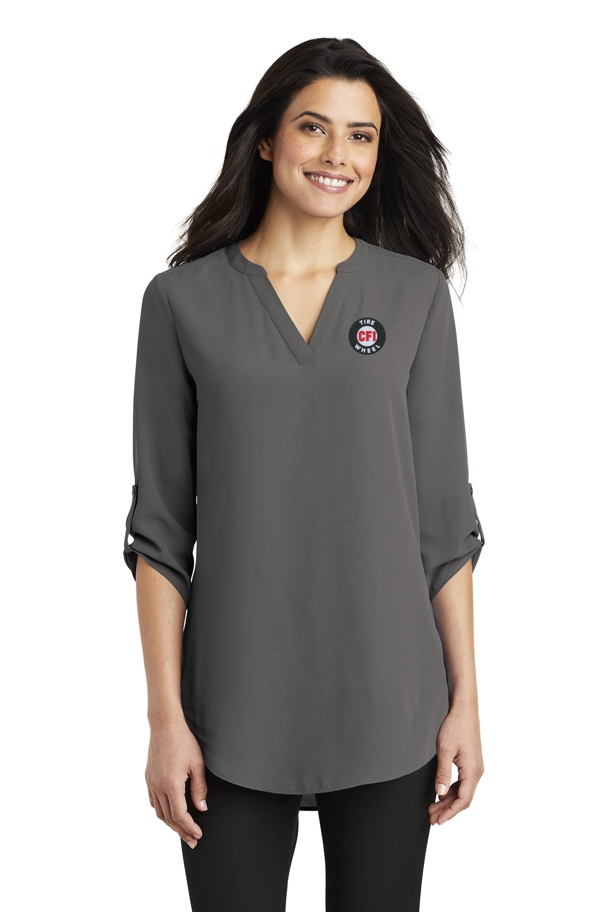 CFI Tire Wheel LW701 Port Authority ® Ladies 3/4-Sleeve Tunic Blouse