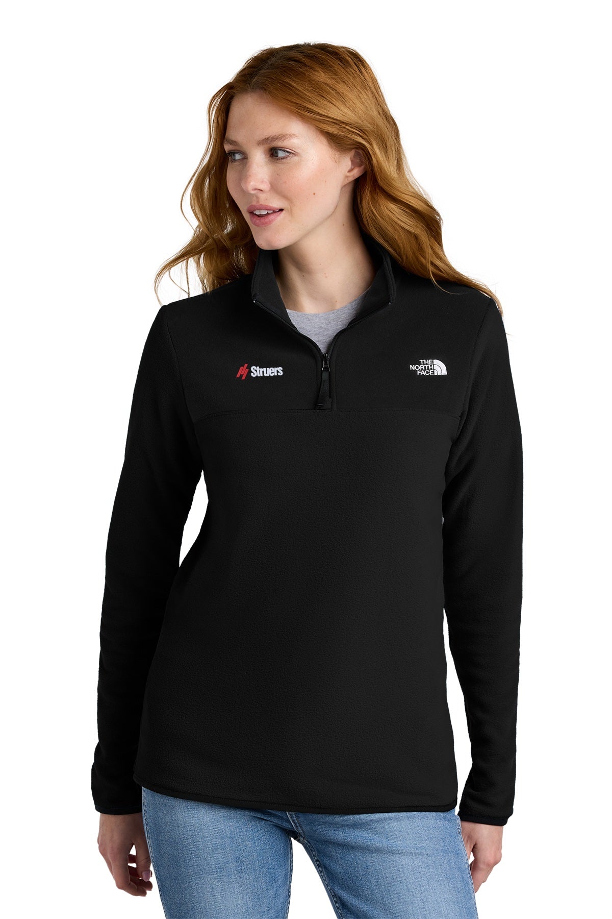 Struers Sales & Non- Service Apparel: NF0A7V4M The North Face® Women's Glacier 1/4-Zip Fleece
