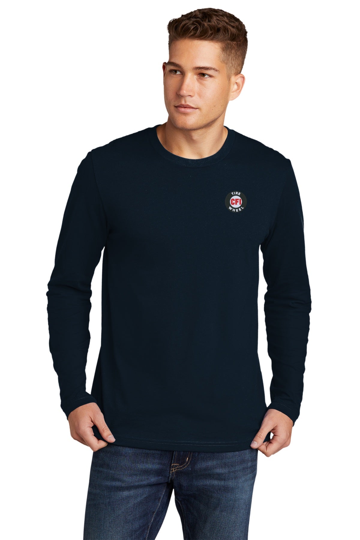 CFI Tire Wheel NL3601 Next Level Apparel® Cotton Long Sleeve Tee