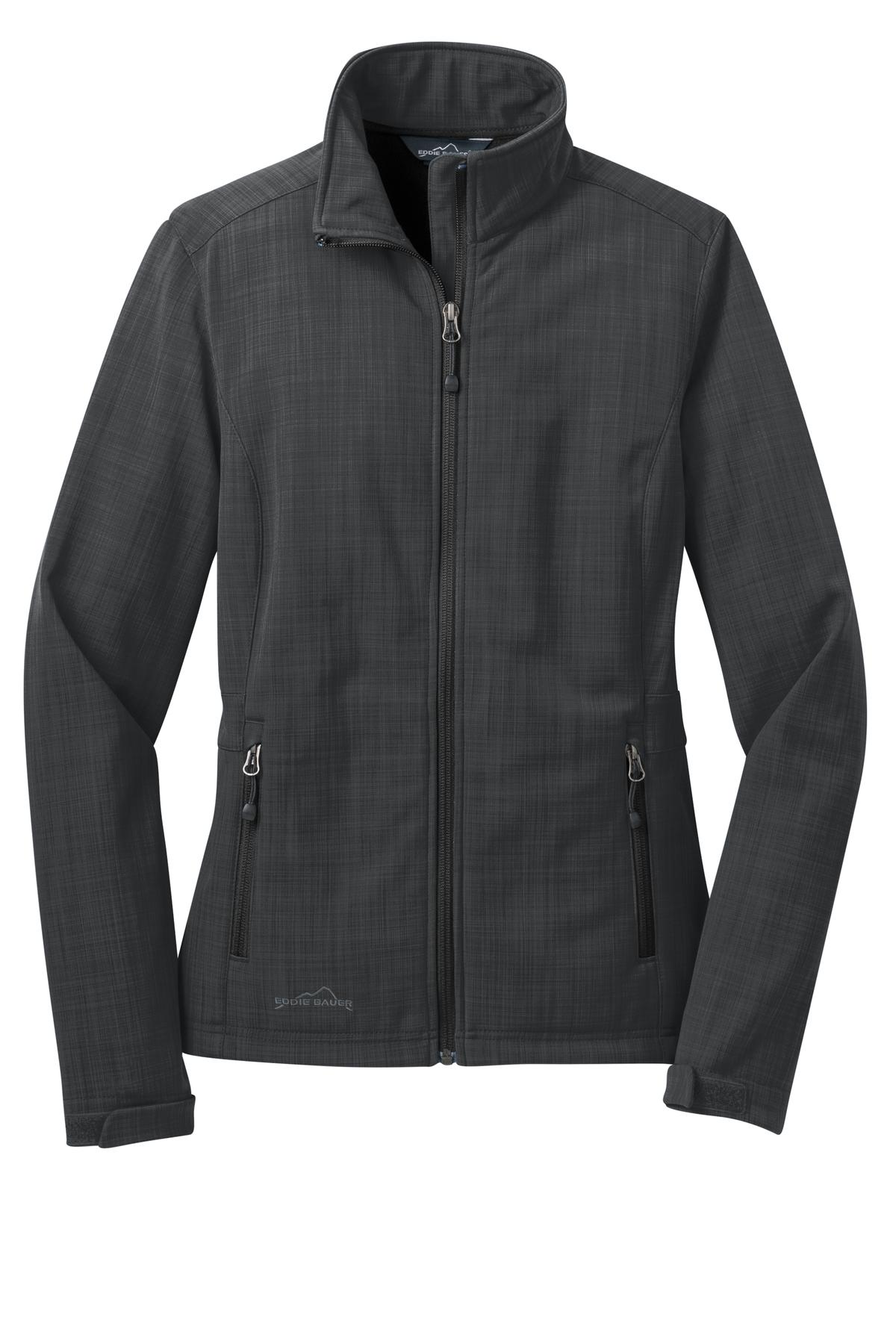 EB533 Eddie Bauer® Ladies Shaded Crosshatch Soft Shell Jacket
