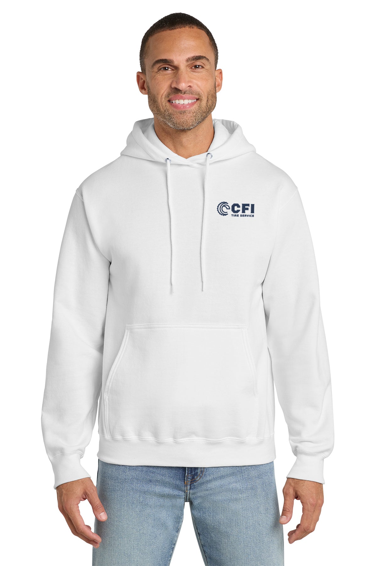 CFI Tire Service PC90H Port & Co™ Essential Fleece Pullover Hooded Sweatshirt
