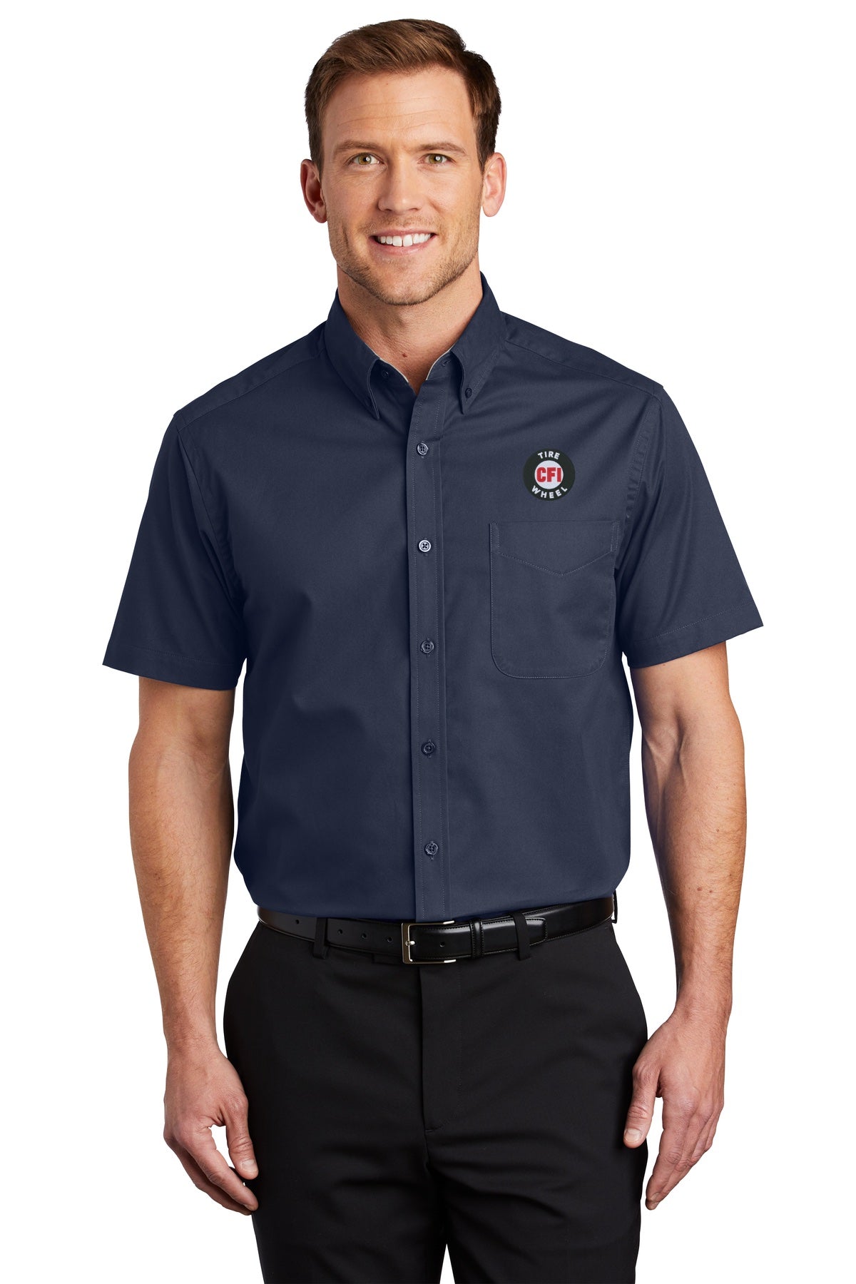 CFI Tire Wheel S508 Port Authority® Short Sleeve Easy Care Shirt