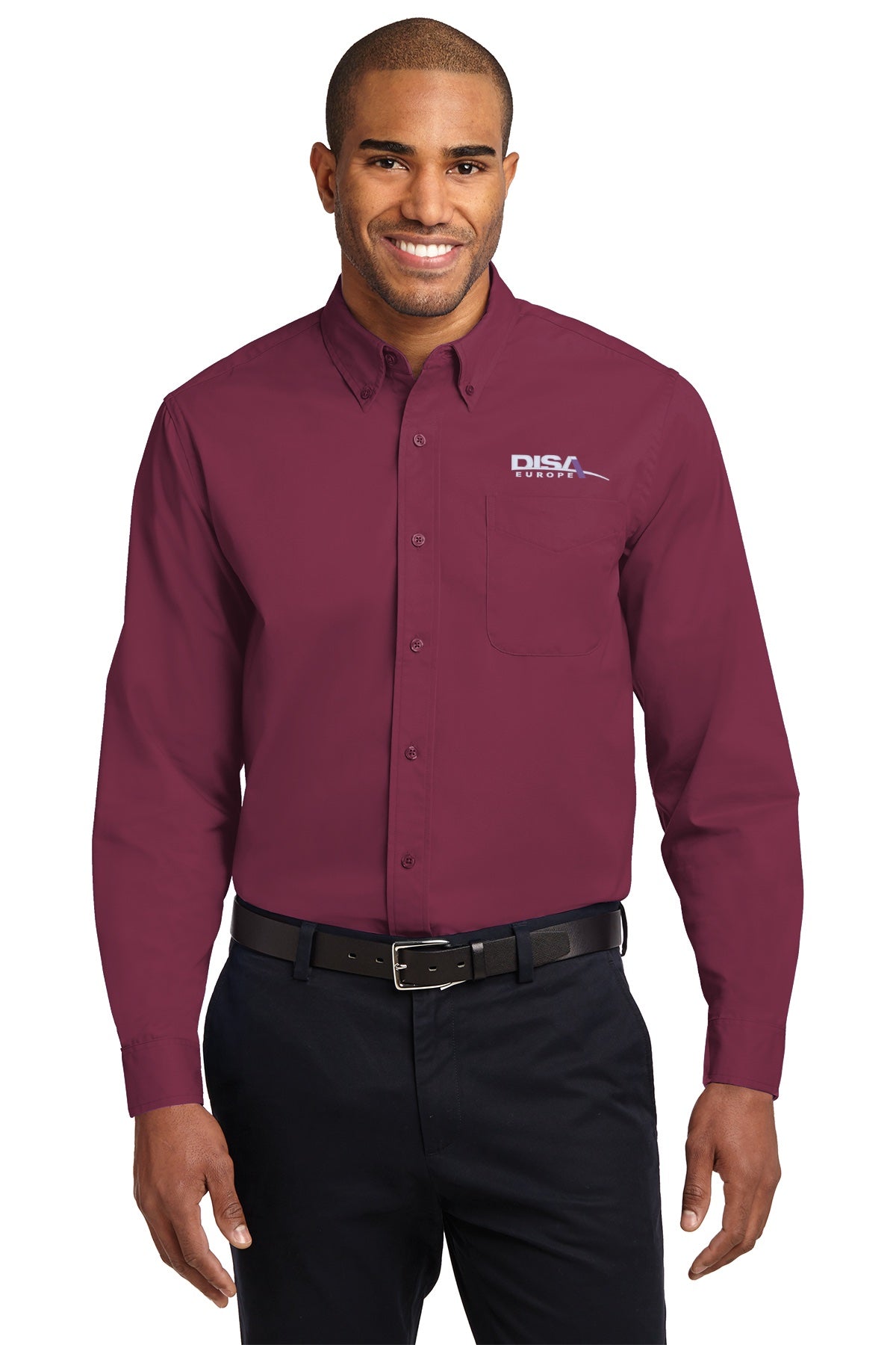 DISA S608 Port Authority Long Sleeve Easy Care Shirt