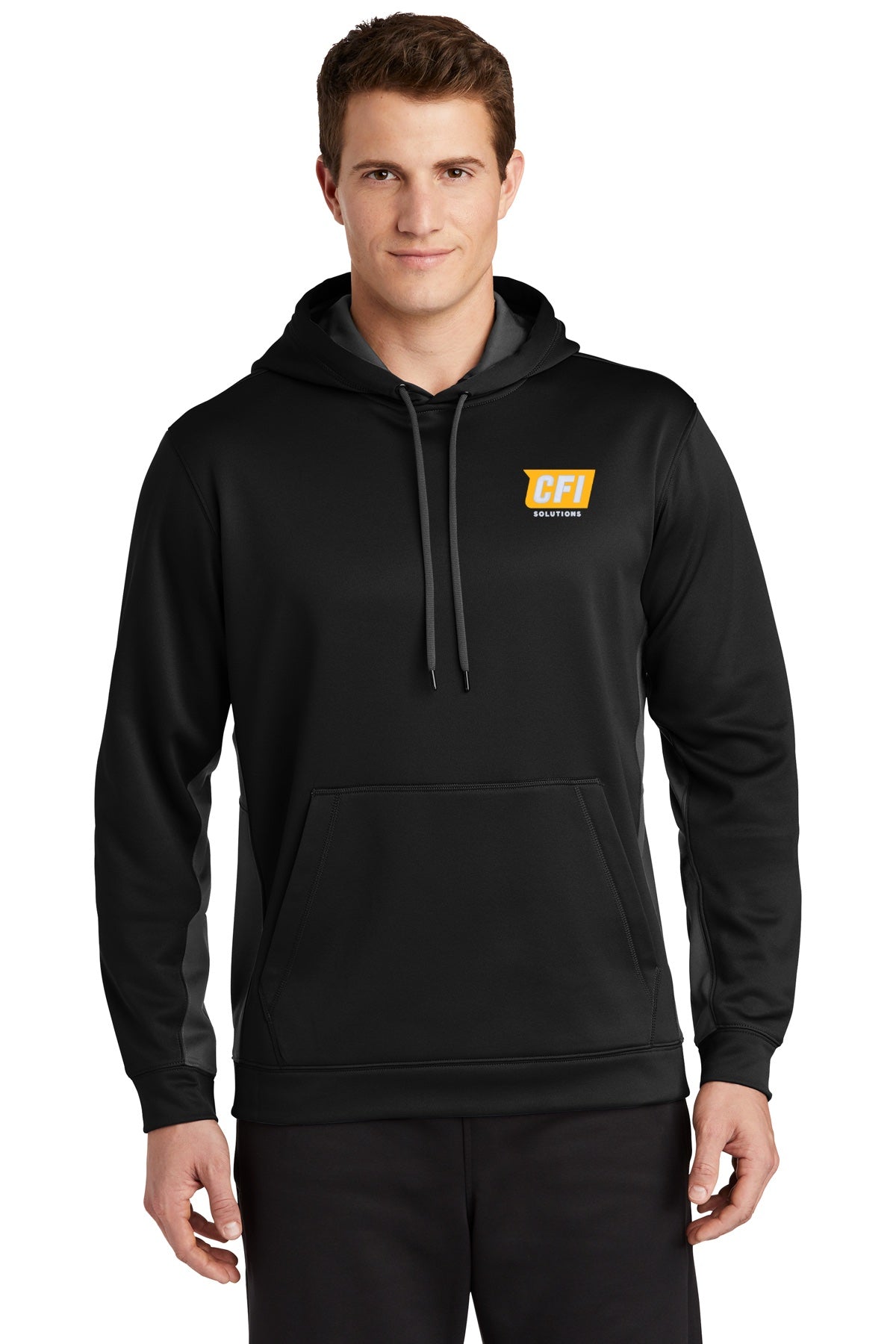 CFI Solutions ST235 Sport-Tek® Sport-Wick® Fleece Colorblock Hooded Pullover