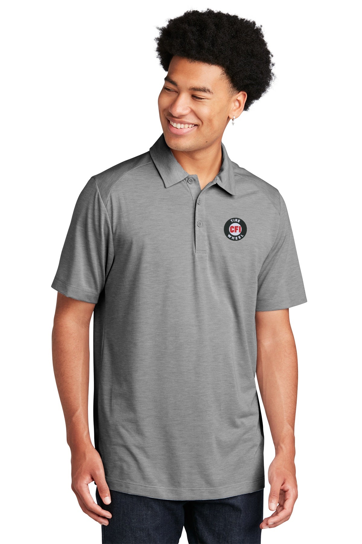 CFI Tire Wheel ST405 Sport-Tek ® PosiCharge ® Tri-Blend Wicking Polo