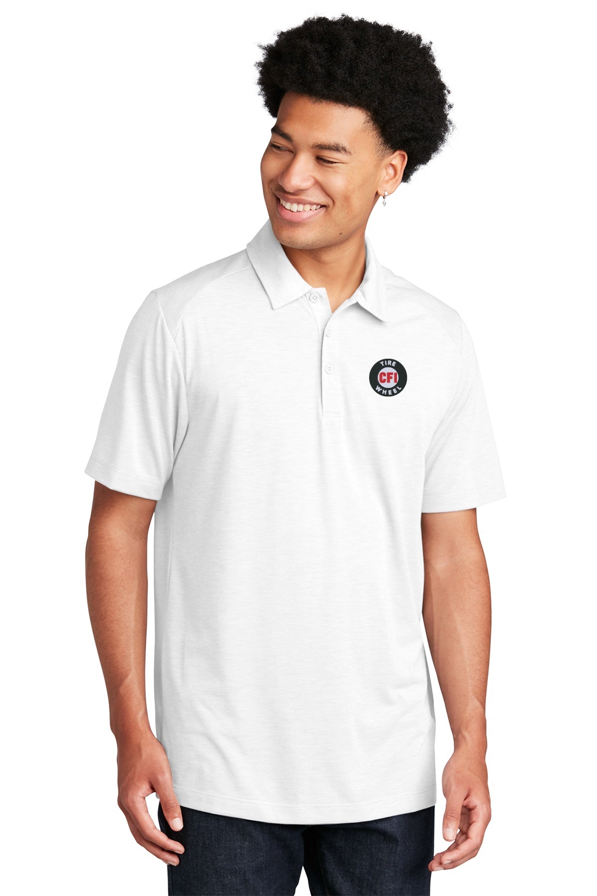 CFI Tire Wheel ST405 Sport-Tek ® PosiCharge ® Tri-Blend Wicking Polo